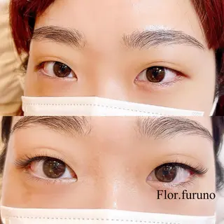 マツエク・マツパ アイブロウ Flor上大岡 ＊フルノ リナ＊のマツエク・マツパデザイン