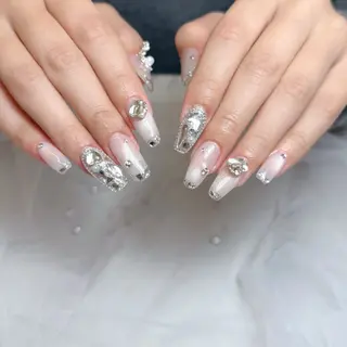 ネイル mau🩵nail 堺筋本町｜心斎橋のネイルデザイン