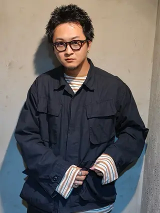 ショート メンズ men’s salon NOA solte. 【メンズサロン ノアソルテ】所属・メンズパーマ職人 加藤 弘貴のヘアスタイル