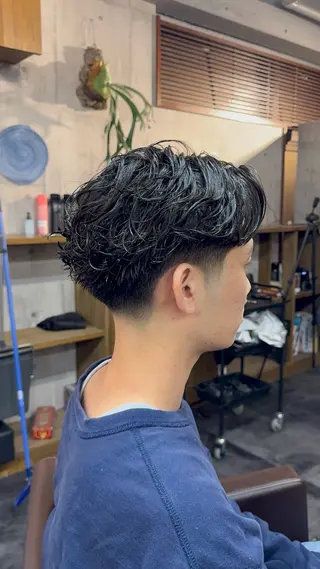 パーマ メンズ 川崎 健翔のヘアスタイル