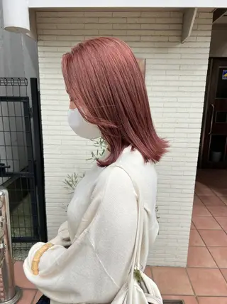 ミディアム カラー Grit 元町店のヘアスタイル
