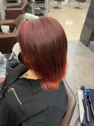 カラー 小山 麗奈のヘアスタイル