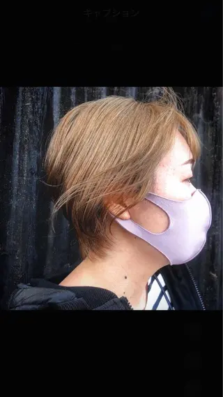 ショート YAP！HAIR所属・YAP！HAIR トコツメアヤノのヘアスタイル