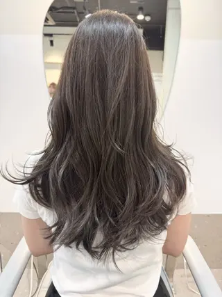 ロング カラー Cara Fukuoka【カラフクオカ】所属・艶カラー🎀Cara アシスタントwakoのヘアスタイル