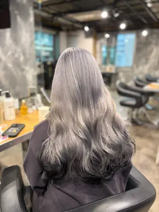 ロング カラー 横浜ハイトーン特化‎ ‎🤍美容師ヨシキのヘアスタイル