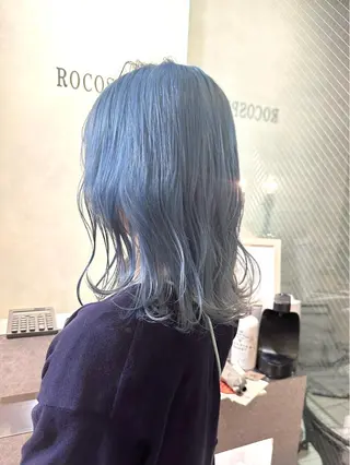 ミディアム 平成ギャル×韓国 mix💖MIKUのヘアスタイル