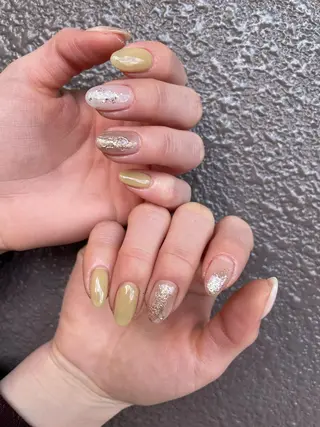 ロング カラー ヘアアレンジ キッズ ネイル マツエク・マツパ アイブロウ 福田 加奈のネイルデザイン