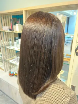 セミロング 髪質改善カラー 🏖️クウト🏖️のヘアスタイル