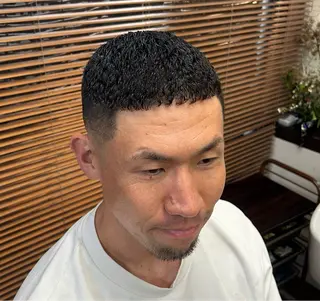 ショート パーマ メンズ 新宿メンズカット✂︎ 能戸蒼生💈のヘアスタイル