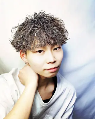 メンズ メンズ特化/上野 暖色カラー ダイチのヘアスタイル