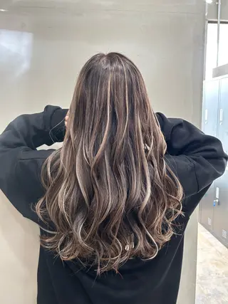 ロング カラー lafith hair leco所属・西金 徹のヘアスタイル