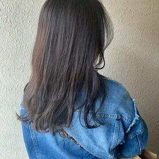 セミロング カラー chouette シュエットのヘアスタイル