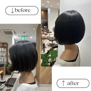 ミディアム Le clic ALPHA所属・小顔似合わせカット/ レイヤー/mai‪のヘアスタイル