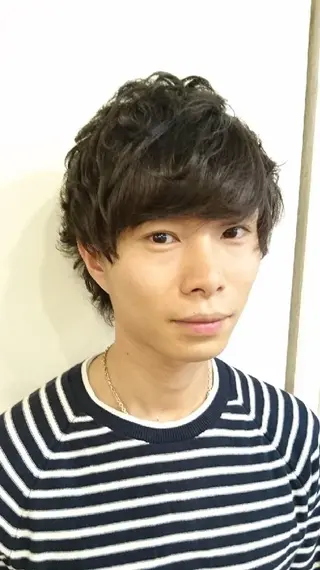 ショート メンズ パーマ 松永 あきこのヘアスタイル