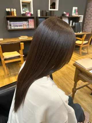 ロング カラー 荻野 翔太朗のヘアスタイル