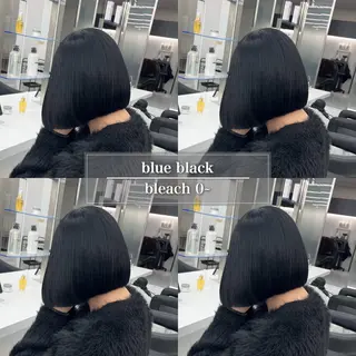 ミディアム カラー ケアブリーチ/ 髪質改善/上質艶髪のヘアスタイル