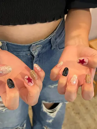 ネイル 文 /個性派ネイルのネイルデザイン