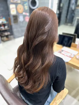 ロング カラー ⛄️カラーモデル /艶カラー/あい⛄️のヘアスタイル