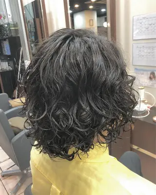 パーマ メンズ SHAFT Ieiriのヘアスタイル