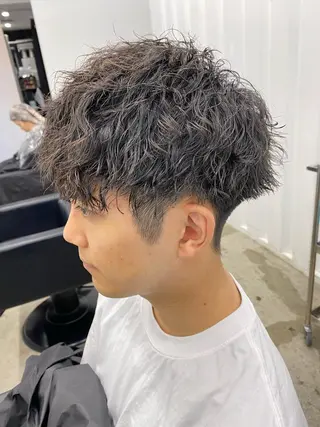 ショート パーマ メンズ ［似合わせヘア］ ✂︎OGURO✂︎のヘアスタイル