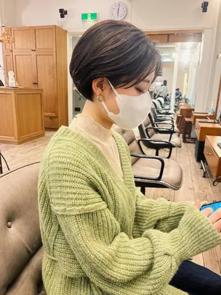 ショート ショート/ボブ /パーマ🌿柏原良亮のヘアスタイル