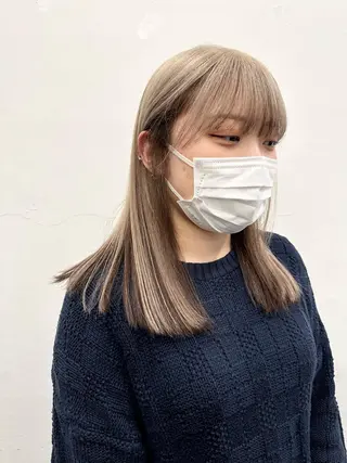 ミディアム カラー レイヤーカット/艶髪 ✨💭KIRARIのヘアスタイル