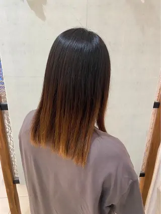 セミロング LiNA🍃 野原真利菜のヘアスタイル