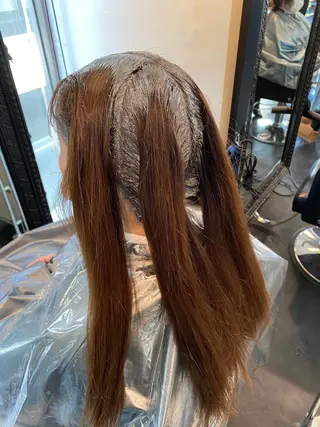 ミディアム カラー ✨髪質改善 縮毛矯正 艶髪 立川 コウキ✨のヘアスタイル