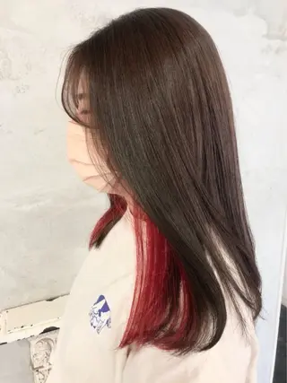 ロング カラー 【SET-UP】 YUITOのヘアスタイル