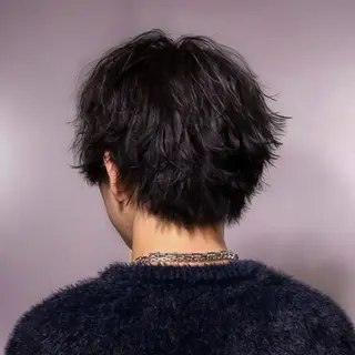 ミディアム カラー パーマ メンズ AI TOKYO Ciel所属・横浜/メンズ特化/ ⚡️aito⚡️のヘアスタイル