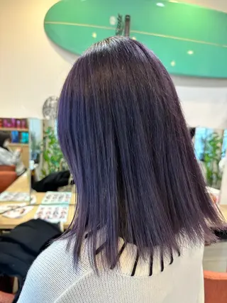 ミディアム カラー 🪼高評価🪼 💎柴崎の藤咲💎のヘアスタイル