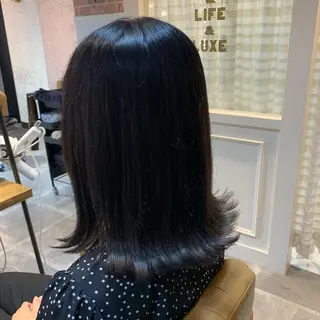 セミロング カラー stylist/ボブ ことの/韓国レイヤーのヘアスタイル