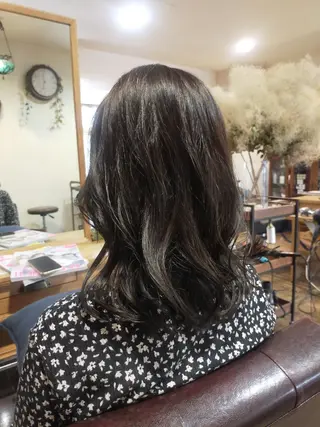 ミディアム カラー ASAKO ✴︎アメリシュシュのヘアスタイル