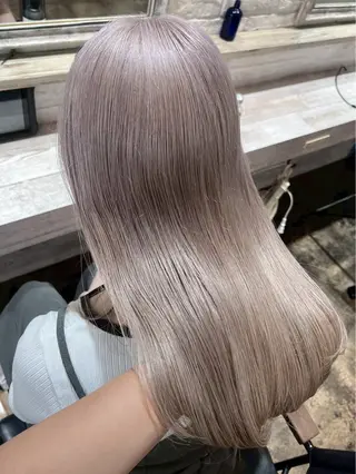 ロング カラー ハイトーン/韓国風/ 艶髪/吉祥寺のヘアスタイル