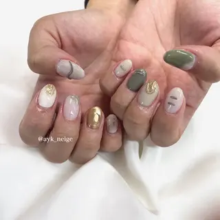 ネイル n'eige nail所属・大谷 綾香のネイルデザイン