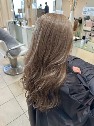 ロング カラー ヘアアレンジ ueki ayaneのヘアスタイル