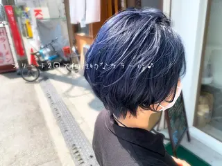 ショート カラー 前田 健太のヘアスタイル