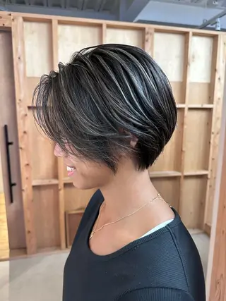 ショート 韓国ヘア/ワンホン ちひろのヘアスタイル