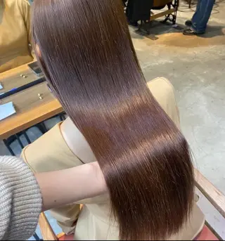 ロング カラー 🦋韓国/暖色カラー RENA🦋のヘアスタイル