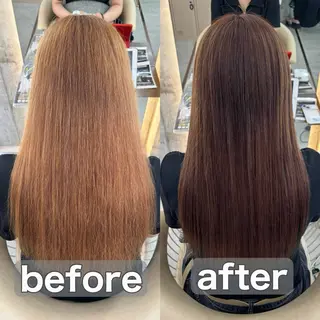 ミディアム ショート/レイヤー/ 縮毛矯正/ 渡邊莉玖のヘアスタイル