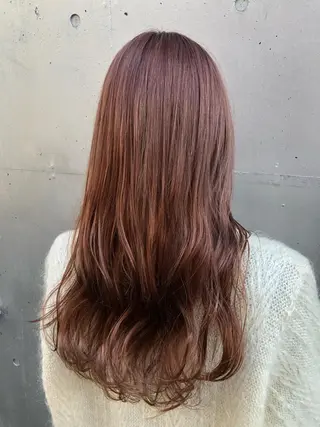 ロング カラー パーマ ヘアアレンジ ミニボブ/ブリーチ 🌈MISATOのヘアスタイル