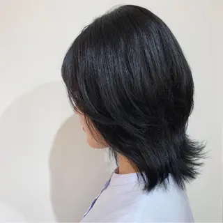 ミディアム カラー HARUKA韓国ヘア /Luana梅田のヘアスタイル