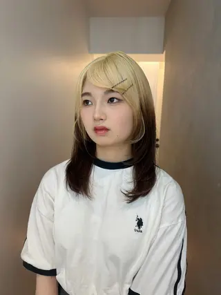 カラー ハイトーン特化 pepe🎀のヘアスタイル