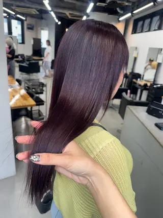 ミディアム カラー Rico / bob/グレージュのヘアスタイル