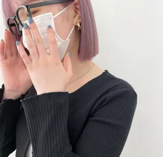 カラー i.＋sapporo所属・🩶韓国ヘア🩶 くびれ❤︎顔まわりのヘアスタイル