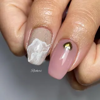 ミディアム ネイル richeri beautyのネイルデザイン