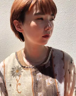 ショート カラー welc所属・マンツーマン/ 藤代拓実のヘアスタイル