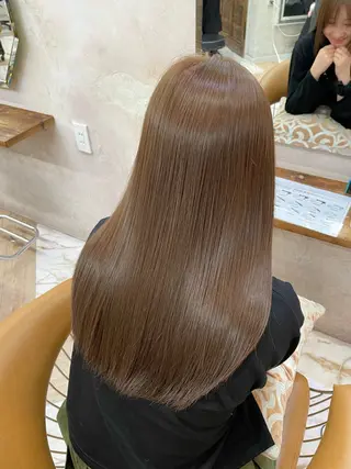 ロング 女性目線の可愛い ハイトーン/楓のヘアスタイル