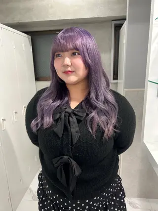 カラー ️💜akari💜 ハイトーン/レイヤーのヘアスタイル