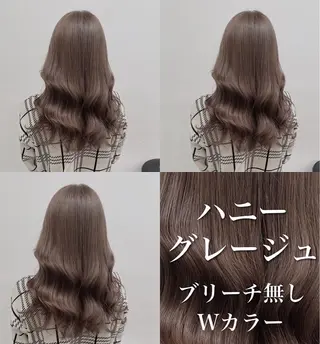 ロング 💍大人デザイン /ハイトーン♡リクトのヘアスタイル